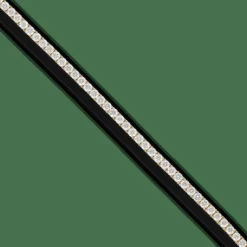 Bracelet ligne en or jaune avec diamants