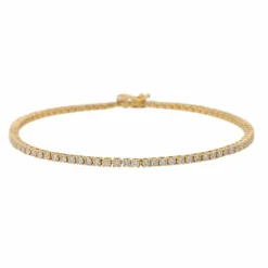 Bracelet Ligne Or jaune Diamant