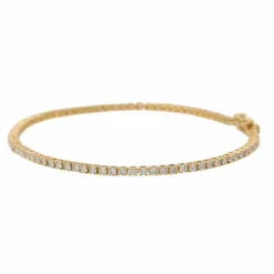 Bracelet Ligne Or jaune Diamant