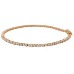 Bracelet Ligne Or rose Diamant