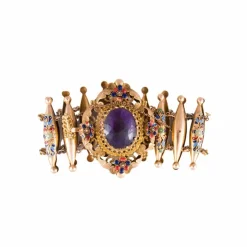Bracelet émaillé époque victorienne