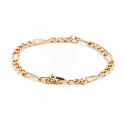 Bracelet Maille alternée Or jaune