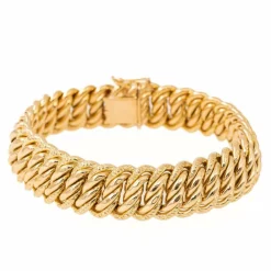 Bracelet Maille américaine Or jaune