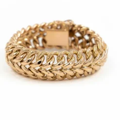 Bracelet Maille américaine Or rose