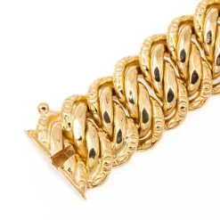 Bracelet Maille américaine Or jaune