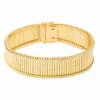 Bracelet Maille baguette Or jaune