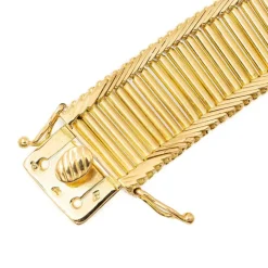 Bracelet Maille baguette Or jaune