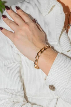 Bracelet Maille cheval Or rose