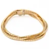 Bracelet Maille fantaisie Or jaune