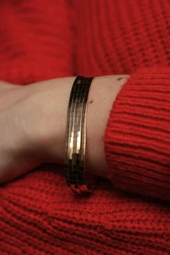 Bracelet Maille fantaisie Or jaune