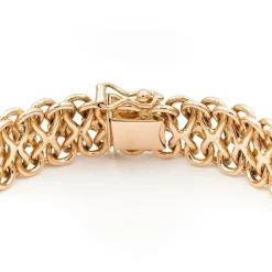 Bracelet Maille fantaisie Or jaune