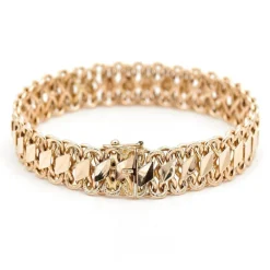 Bracelet Maille fantaisie Or jaune