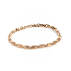 Bracelet Maille filigrane Or rose