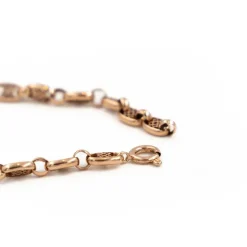Bracelet Maille filigrane Or rose