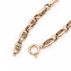 Bracelet Maille filigrane Or rose
