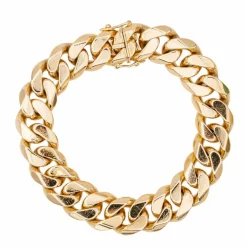 Bracelet Maille gourmette Or jaune