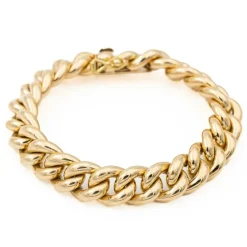 Bracelet Maille gourmette Or jaune