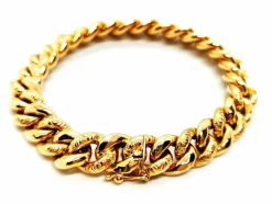 Bracelet Maille gourmette Or jaune