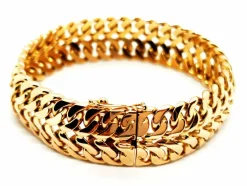Bracelet Maille gourmette Or jaune