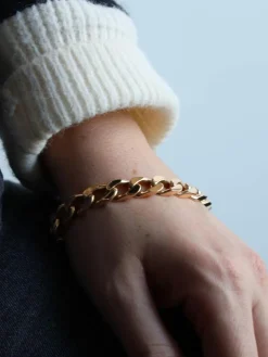 Bracelet Maille gourmette Or jaune