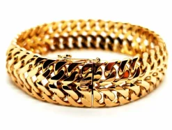 Bracelet Maille gourmette Or jaune