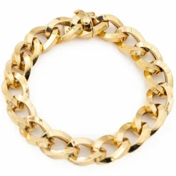 Bracelet Maille gourmette Or jaune