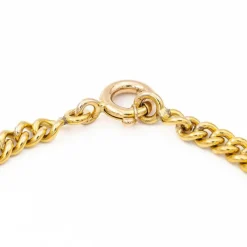 Bracelet Maille Gourmette Or jaune