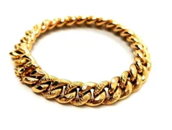 Bracelet Maille gourmette Or jaune