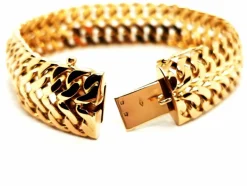 Bracelet Maille gourmette Or jaune