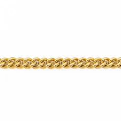 Bracelet Maille Gourmette Or jaune