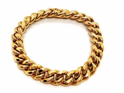 Bracelet Maille gourmette Or jaune