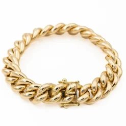 Bracelet Maille gourmette Or jaune