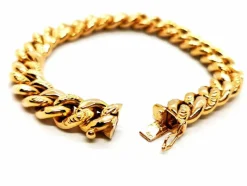 Bracelet Maille gourmette Or jaune