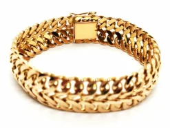 Bracelet Maille gourmette Or jaune