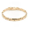 Bracelet Maille haricot Or jaune