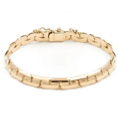 Bracelet Maille haricot Or jaune