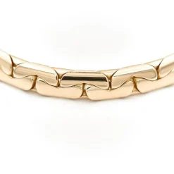 Bracelet Maille haricot Or jaune