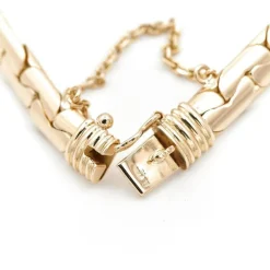 Bracelet Maille haricot Or jaune