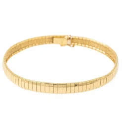 Bracelet Maille oméga Or jaune