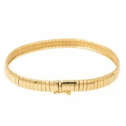 Bracelet Maille oméga Or jaune