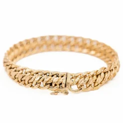 Bracelet Maille sorcière Or rose