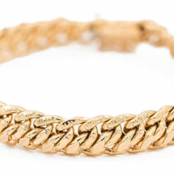 Bracelet Maille sorcière Or rose