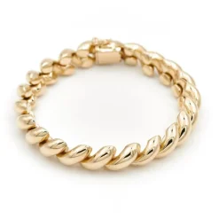 Bracelet Maille souple Or jaune