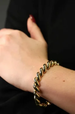 Bracelet Maille souple Or jaune