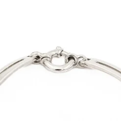Bracelet Maille souple Or blanc