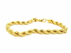 Bracelet Maille torsadée Or jaune