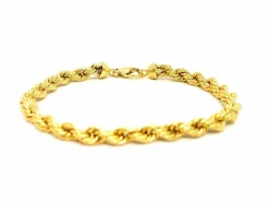 Bracelet Maille torsadée Or jaune