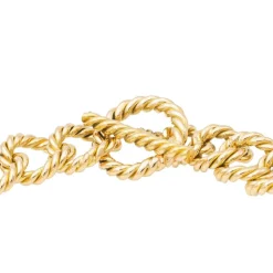 Bracelet Maille torsadée Or jaune