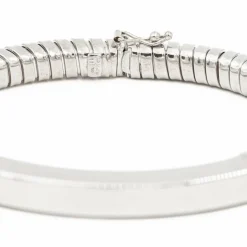 Bracelet Maille tubogas Or blanc