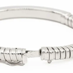 Bracelet Maille tubogas Or blanc